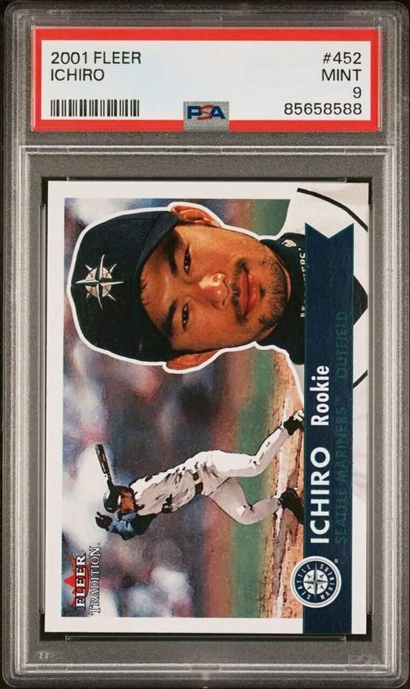 シングルカード MLB - ICHIRO 2001 FLEER LEGACY  Ichiro PSA 9 Auction Prices Realized Baseball Cards 2001 FLEER Ichiro