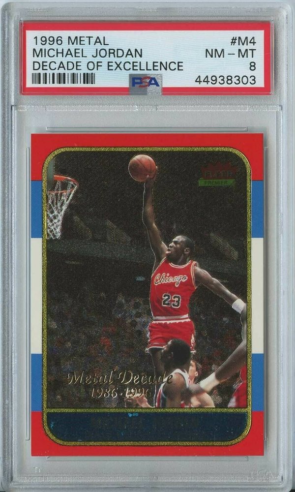 希少】Michael Jordan Fleer Metal Decade
