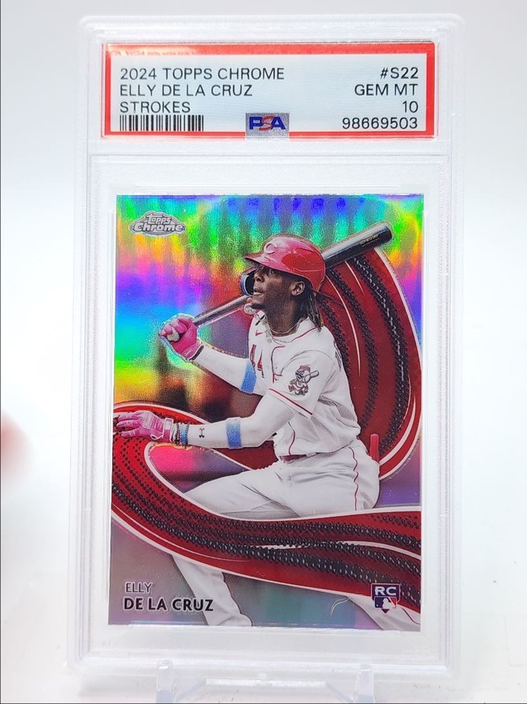 【貴重】_ＰSA9鑑定品_ELLY DE LA CRUZ_直筆オンカードサイン Auction Prices Realized Baseball Cards 2024 TOPPS STARS OF