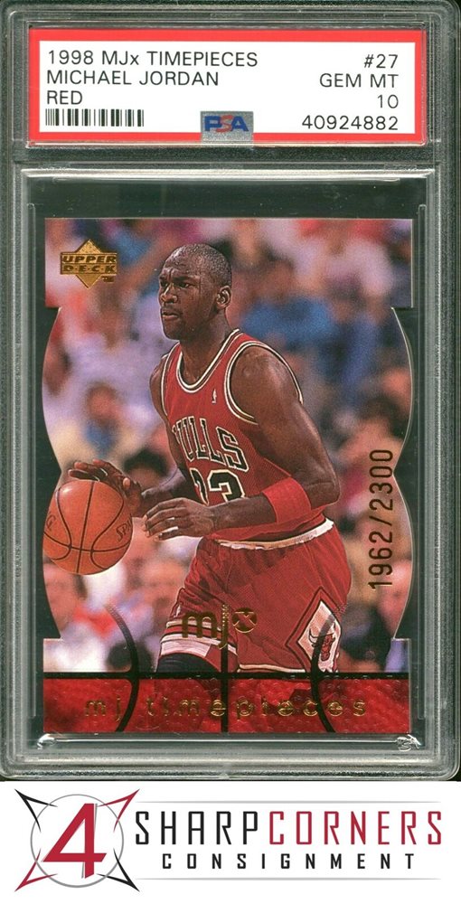 1998レア/100枚限定PSA MICHAEL JORDAN MJx LIVE 1998 Upper Deck MJx Michael Jordan #89 PSA 10 GEM MINT on Fanatics
