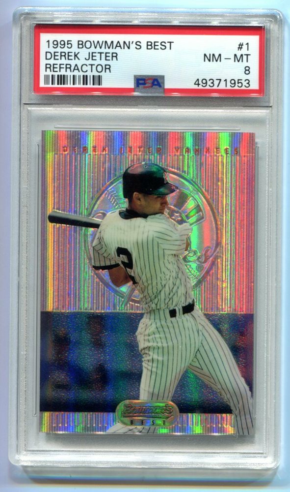その他 DEREK JETER 1999 BOWMAN CHROME REFRACTOR 1999 Bowman Chrome Refractor Diamond Aces Derek Jeter NR-MT