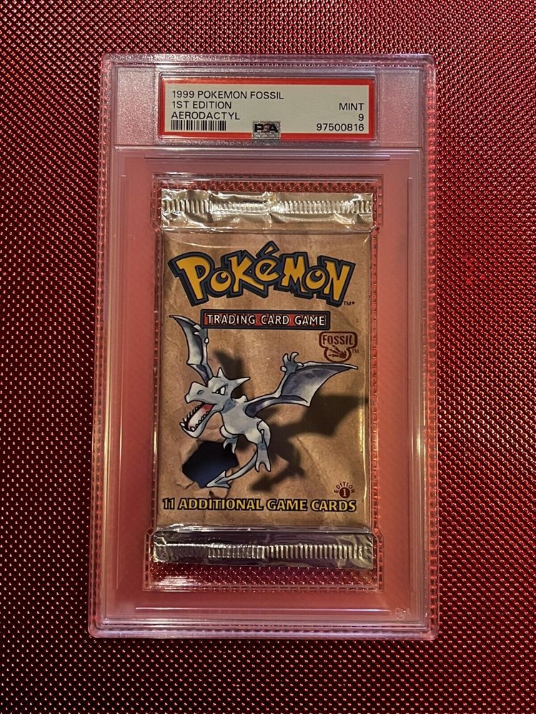 eBay Auction Item 156606828369 Packs 1999 Pokemon Fossil Pack