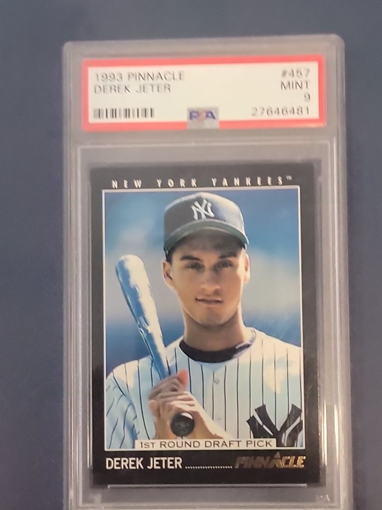 1993 デレク・ジータ　psa7 Auction Prices Realized Baseball Cards 1993 PINNACLE Derek Jeter