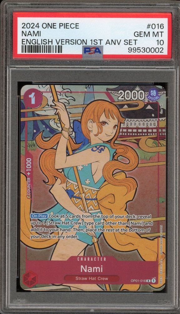 Auction Prices Realized Tcg Cards 2024 ONE PIECE ENGLISH