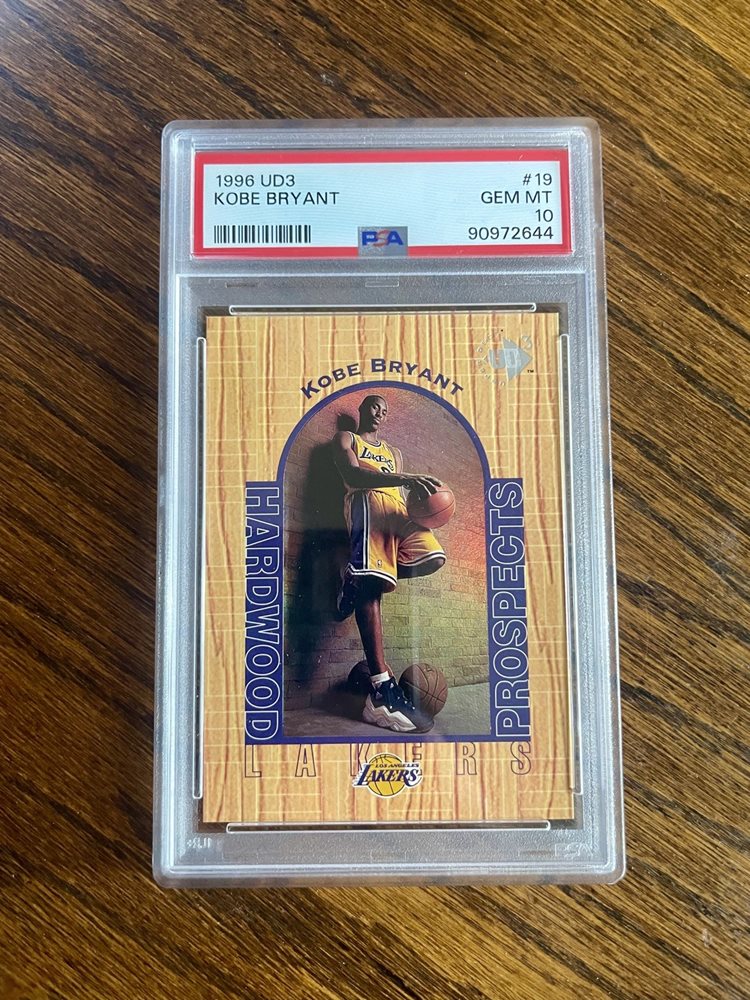 Kobe Bryant カード、Rookie, UD Hardwood Kobe Bryant 1996-97 UD3 