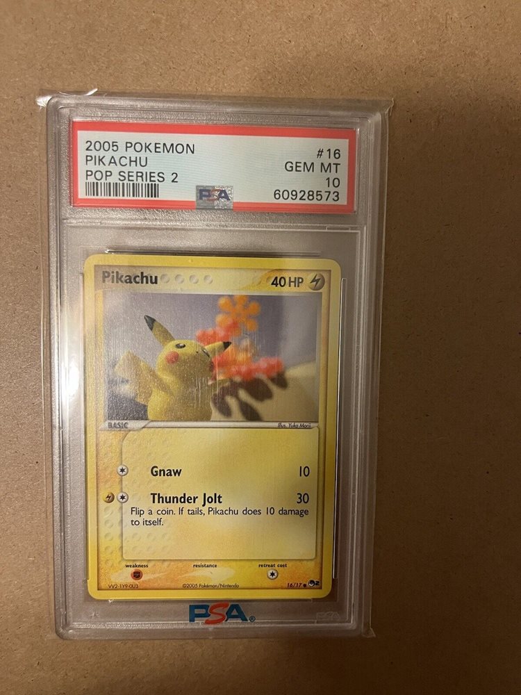Auction Prices Realized Tcg Cards 2005 POKEMON POP SERIES 2 Pikachu