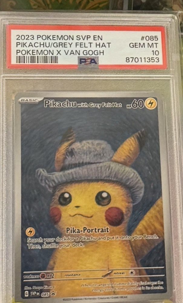2023 ピカチュウ グレー フェルト帽 PSA 10 Auction Prices Realized Tcg Cards 2023 POKEMON SVP EN-SV