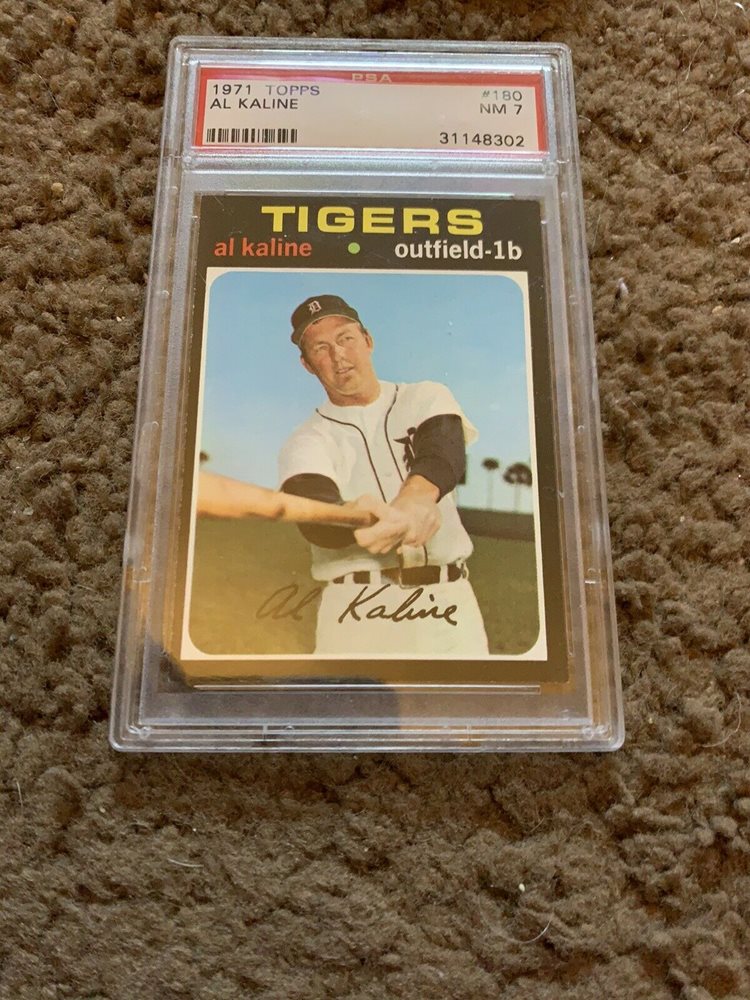 1971 Al Kaline Topps #180 NM 1971 Al Kaline Topps #180 NM