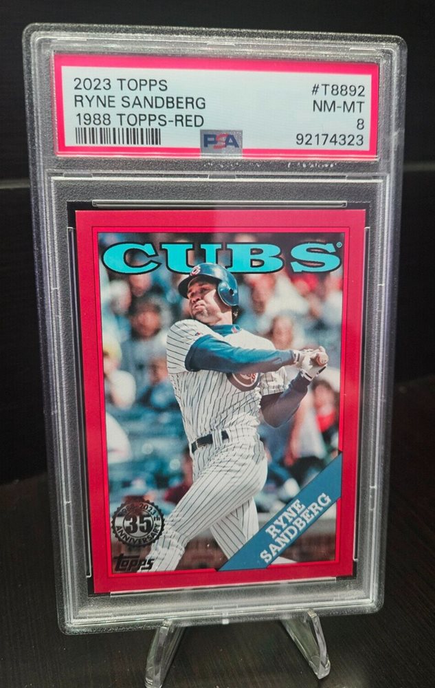 Ryne Sandberg MLB 2023 Topps Finest Moments Refractor Signature