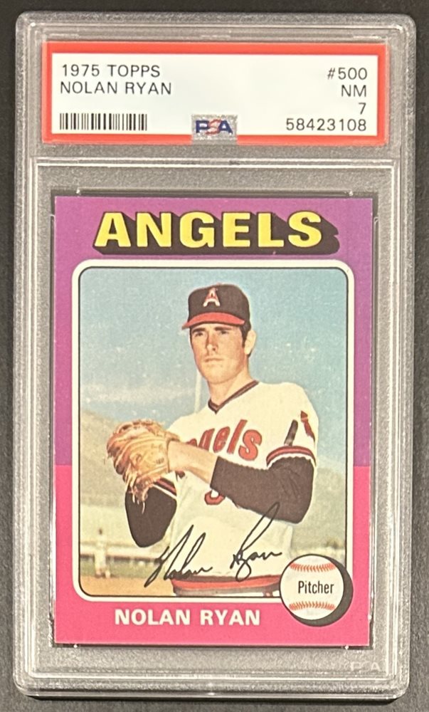 1975 Topps NOLAN RYAN PSA 8 ビンテージ エンゼルス Auction Prices Realized Baseball Cards 1975 TOPPS Nolan Ryan