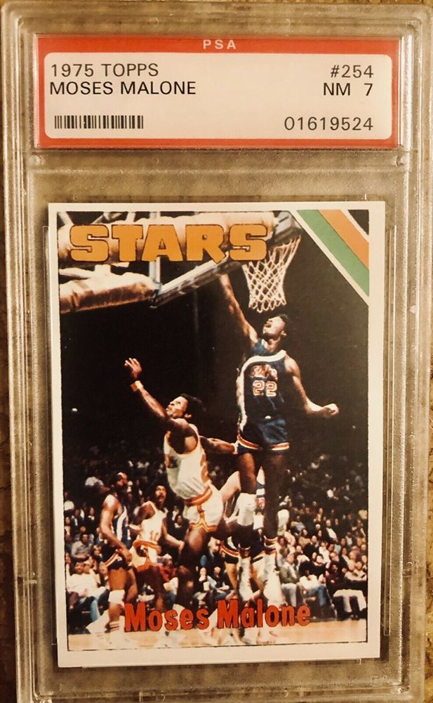 Auction Prices Realized Basketball Cards 1975 Topps Moses Malone