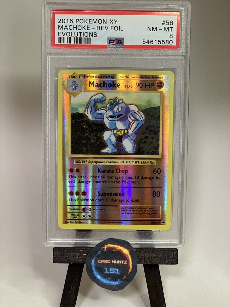 machoke pokemon card Vintage Uncommon - Machoke Base Set Non-Holo Pokemon Card 34/102