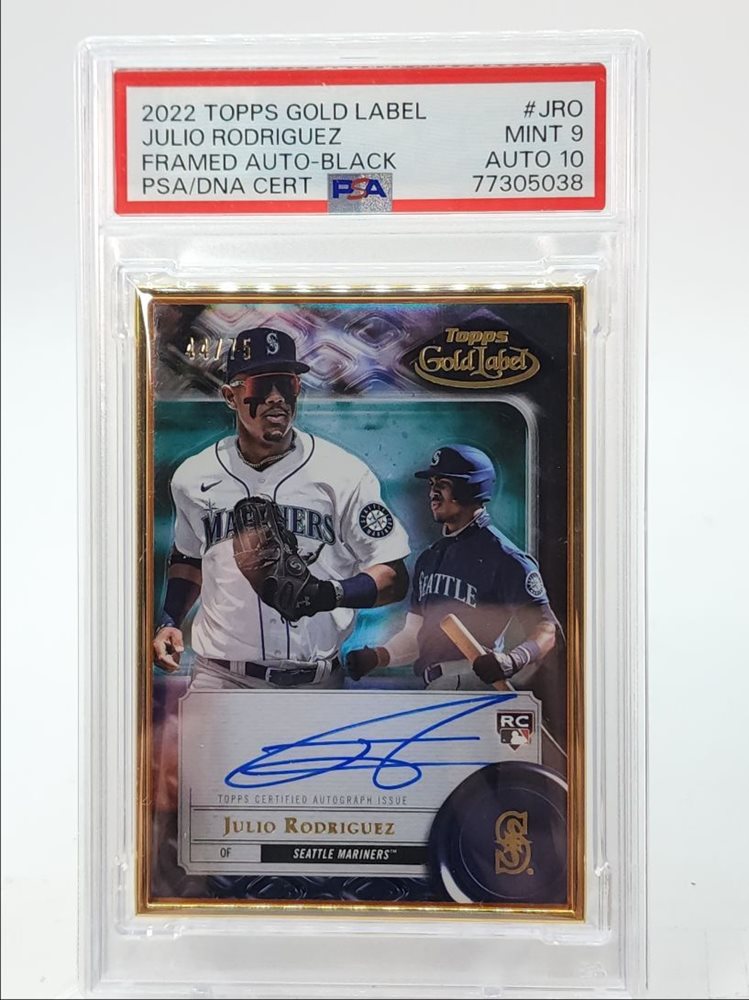 スポーツ選手 julio rodriguez topps gold label MLB RC 2022 Topps Gold Label Class 2 RC Julio Rodriguez | eBay