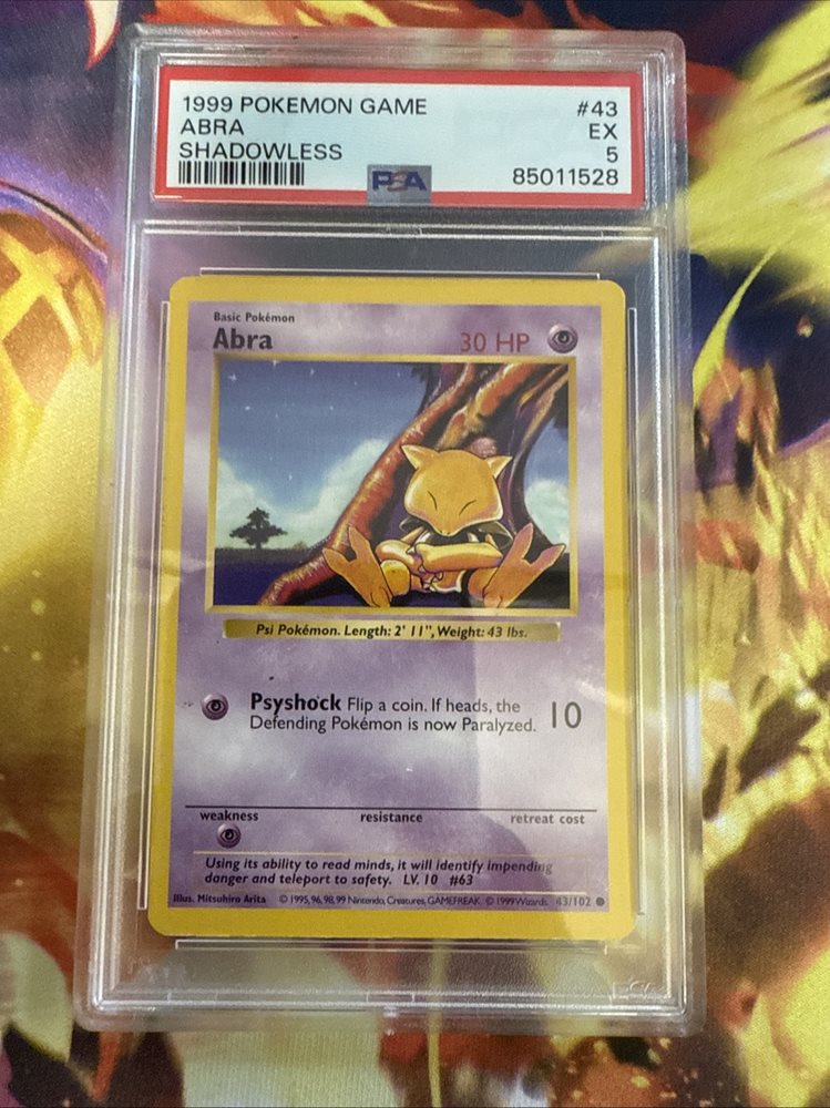 Auction Prices Realized Tcg Cards 1999 POKEMON GAME Abra
