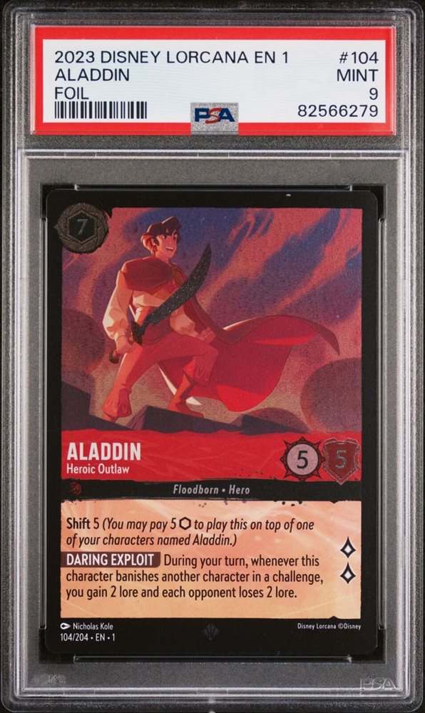 PSA10DISNEY LORCANA アラジン エンチャント482 PSA10DISNEY LORCANA アラジン エンチャント482 - メルカリ