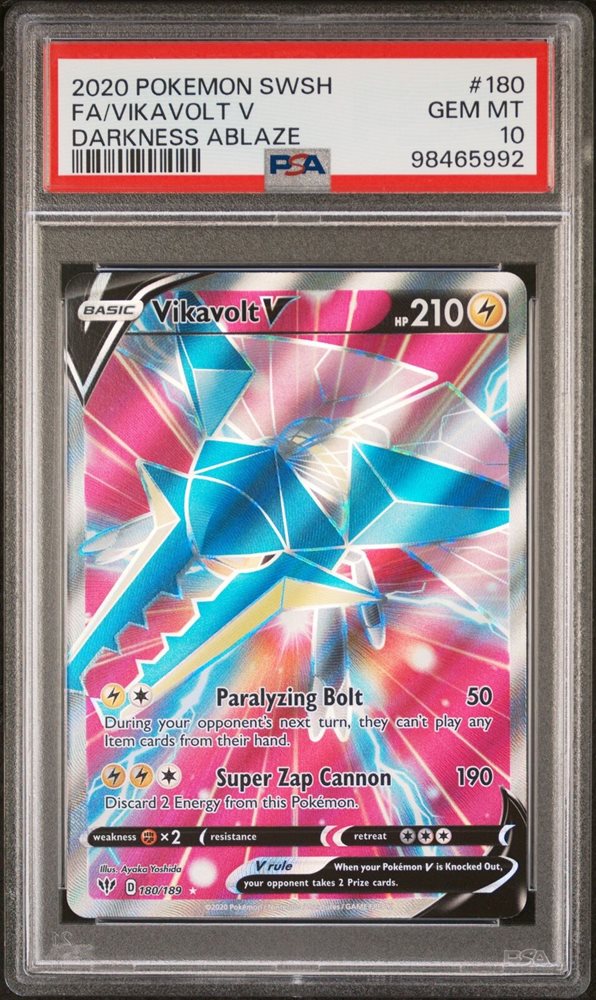 vikavolt v pokemon card value Vikavolt V – 60/189 – Ultra Rare Sword & Shield Darkness Ablaze Singles:  Amazon.de: Toys