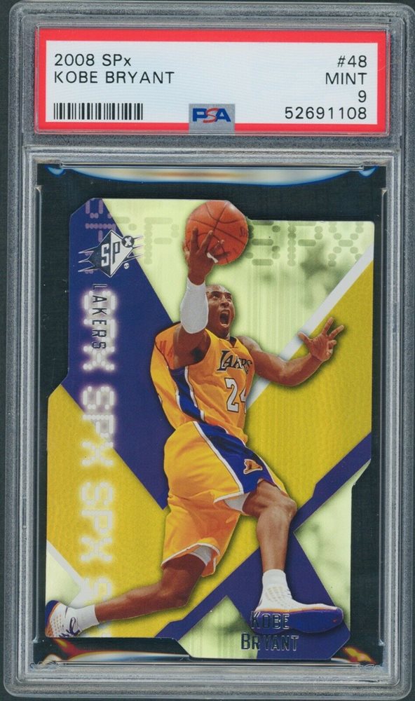 シングルカード KOBE BRYANT 2008 Auction Prices Realized Basketball Cards 2008 SPx Kobe Bryant