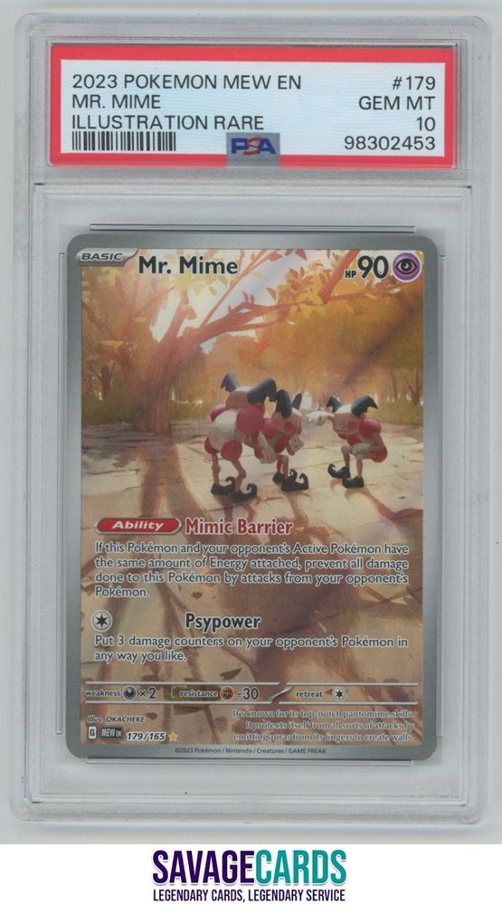 Auction Prices Realized Tcg Cards 2023 POKEMON MEW EN-151 Mr