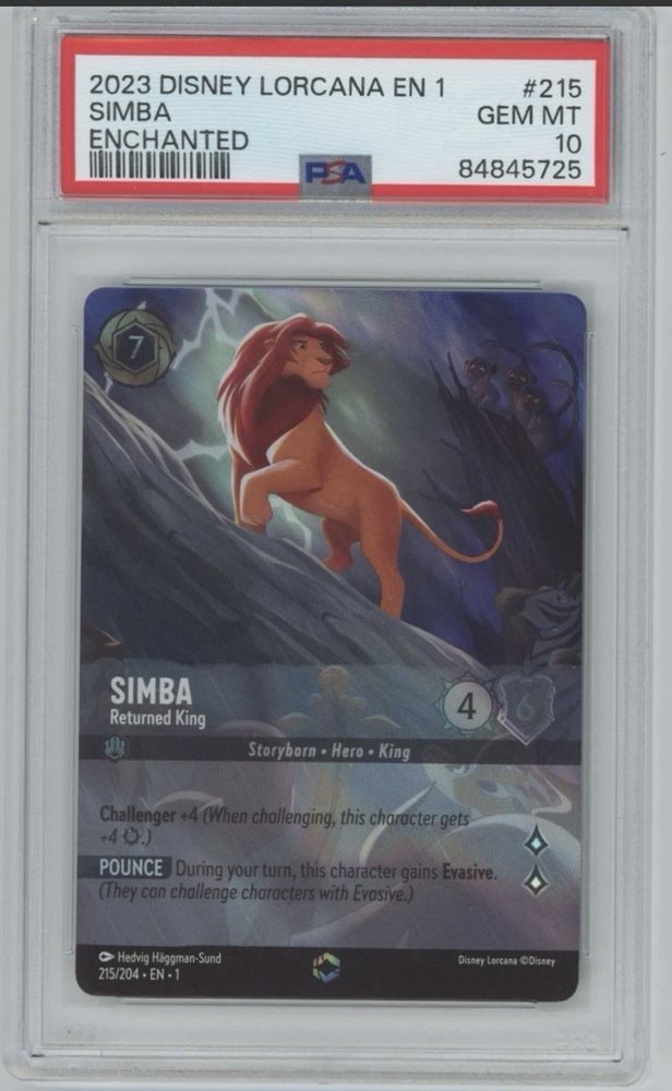 Auction Prices Realized Tcg Cards 2023 DISNEY LORCANA EN 1