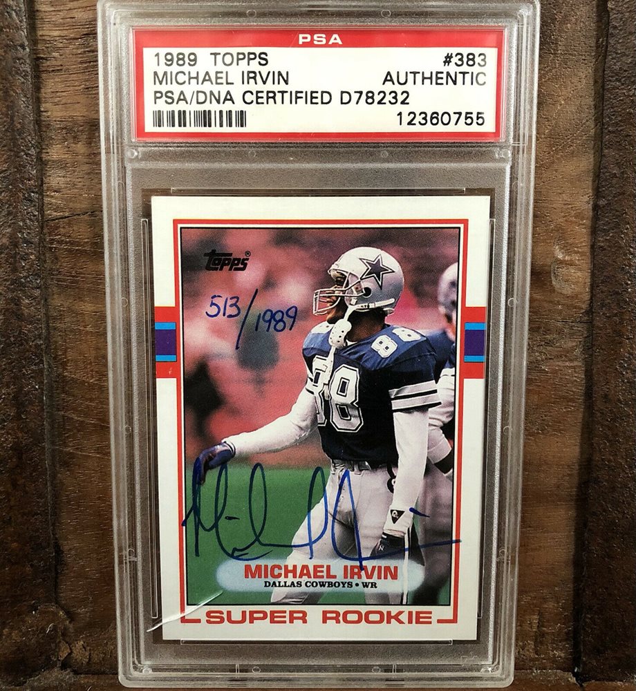 Auction Prices Realized Football Cards 1989 Topps Michael Irvin