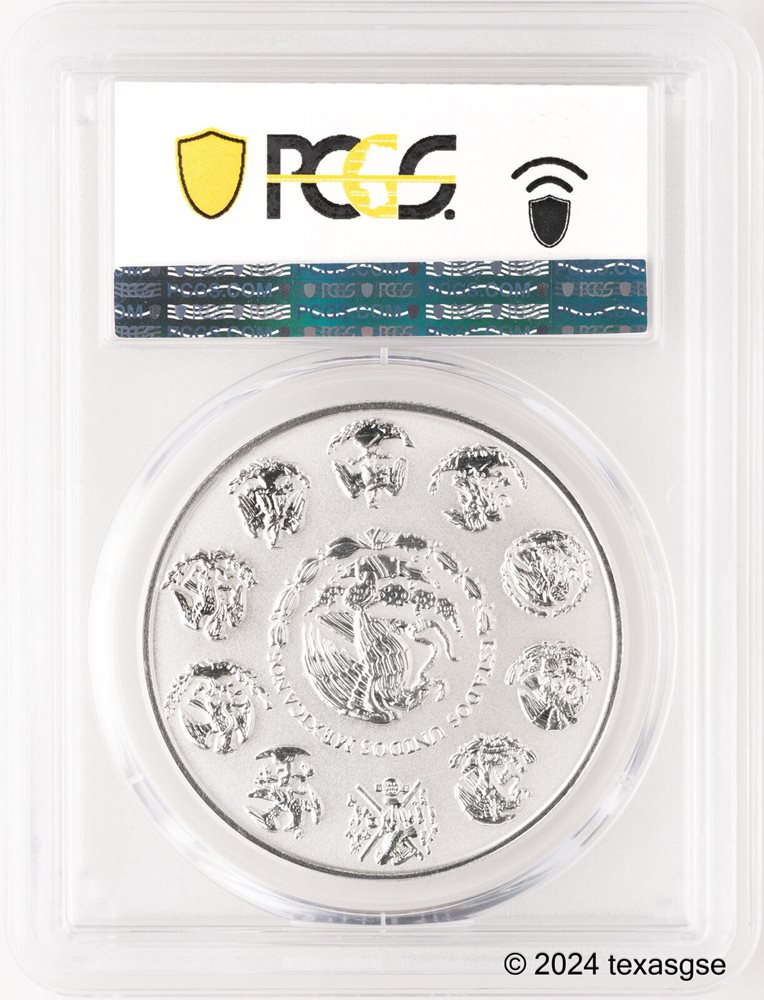 2024 Mexican Libertad 1oz Silver Reverse Proof PCGS PR70 First Day
