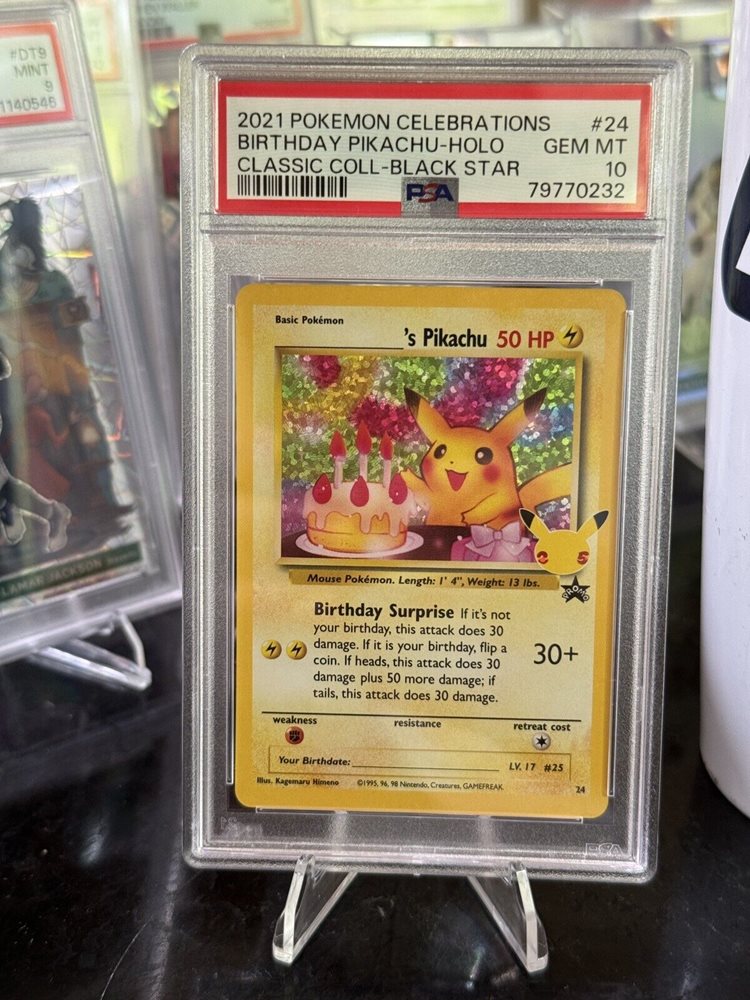 pokemon celebrations pikachu birthday card POKEMON Pikachu Birthday Party Invitation with or without Photo
