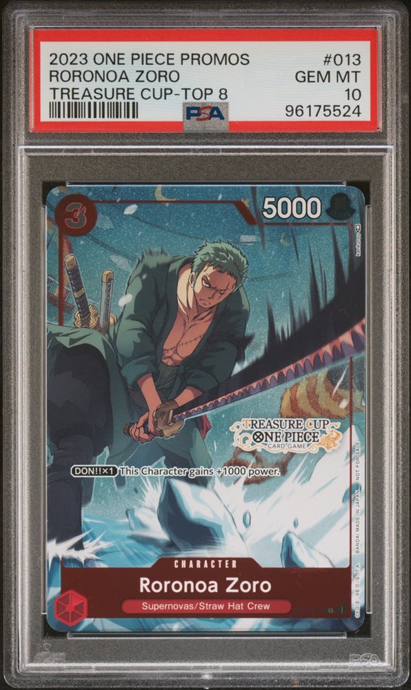 2023 Roronoa Zoro カード Gem Mint 10 PSA 10 GEM MINT One Piece Card Roronoa Zoro Manga Parallel
