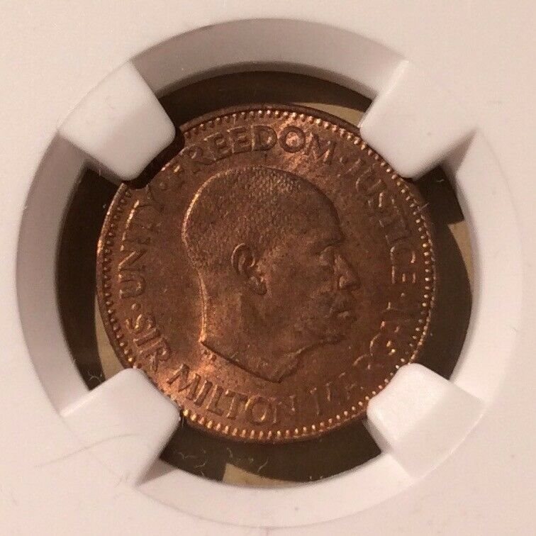 1964 SIERRA LEONE 1/2 CENT NGC MS 64 RB, MS64RB - PCGS Auction Prices