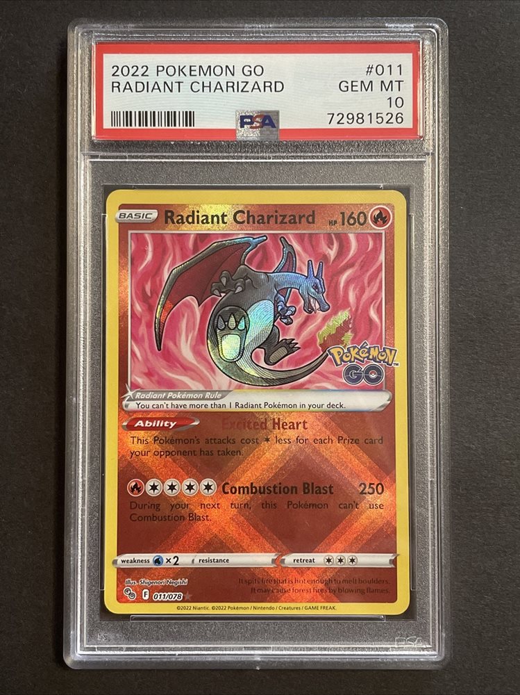 Auction Prices Realized Tcg Cards 2022 POKEMON GO Radiant Charizard