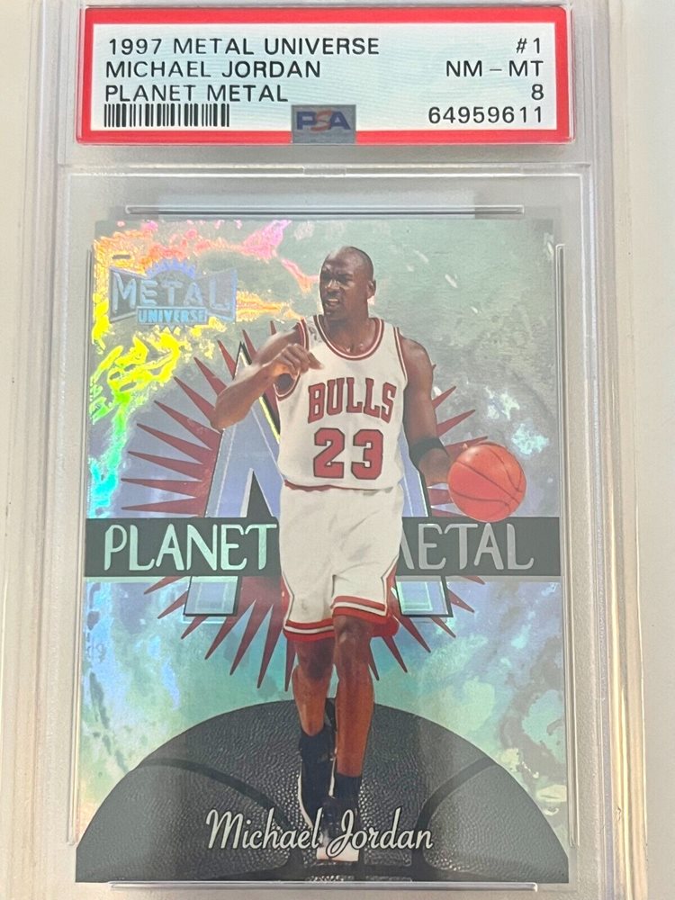 その他 PSA8 1997 l Universe Michael Jordan Michael Jordan MJ 1997-98 Metal Universe #23 PSA 8 Base of