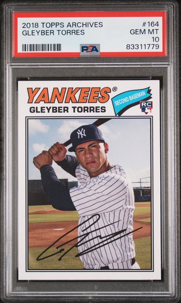 Auction Prices Realized Baseball Cards 2018 TOPPS ARCHIVES Gleyber