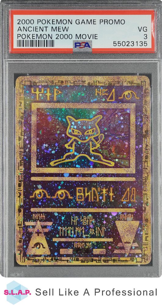 ancient mew card pokemon 2000 Vaporeon 12/64 PSA 8 Graded Rare Pokemon Card (1999 Pokemon Jungle) +  TitanCards® Toploader : Amazon.co.uk: Toys & Games