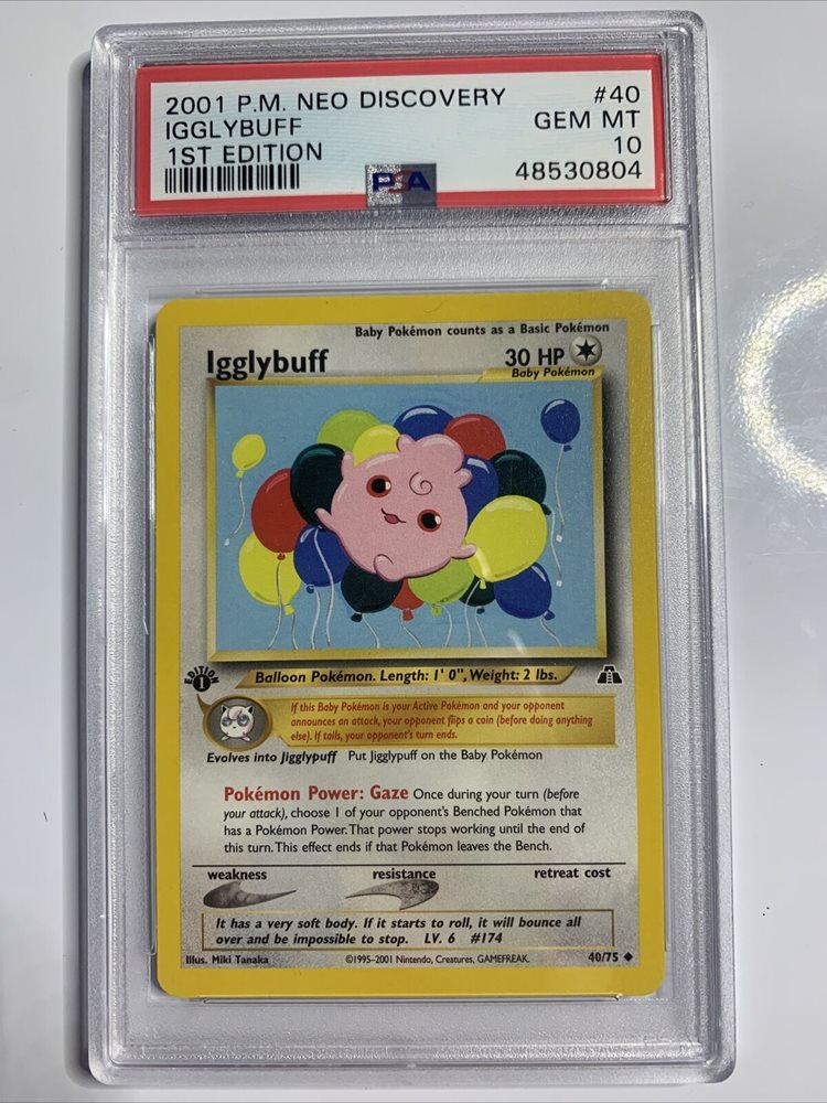 2000年日本プロモ Igglybuff PSA 10 グロッシー 2000年日本プロモ Igglybuff PSA 10 グロッシー