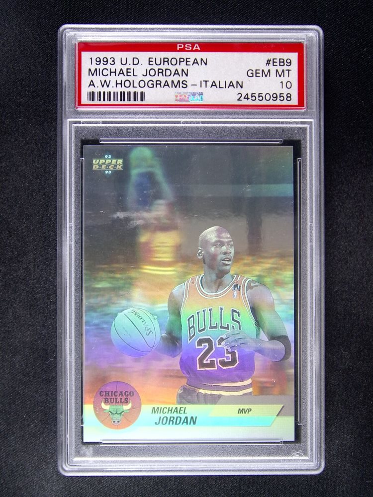 eBay Auction Item 364907912562 Basketball Cards 1992 Upper Deck  International Award Winner Hologram
