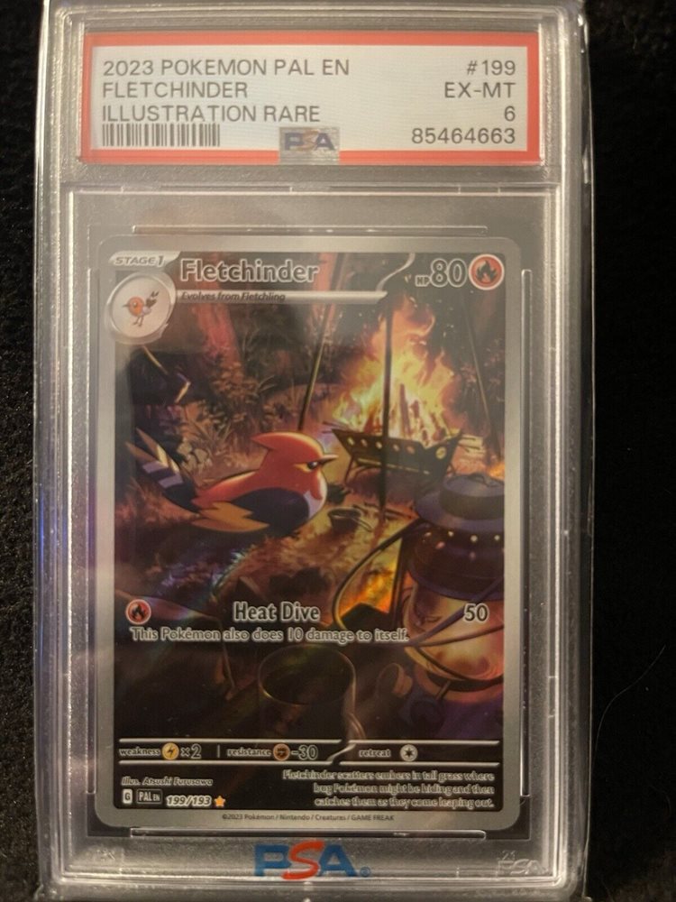 fletchinder pokemon card Pokémon TCG: Fletchinder AR 073/071 SV2D Clay Burst