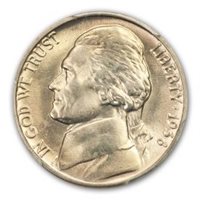 1955+1956+1957+1958+1959 Jefferson Nickel Lot //// Gem Proof *Full Steps-FS*