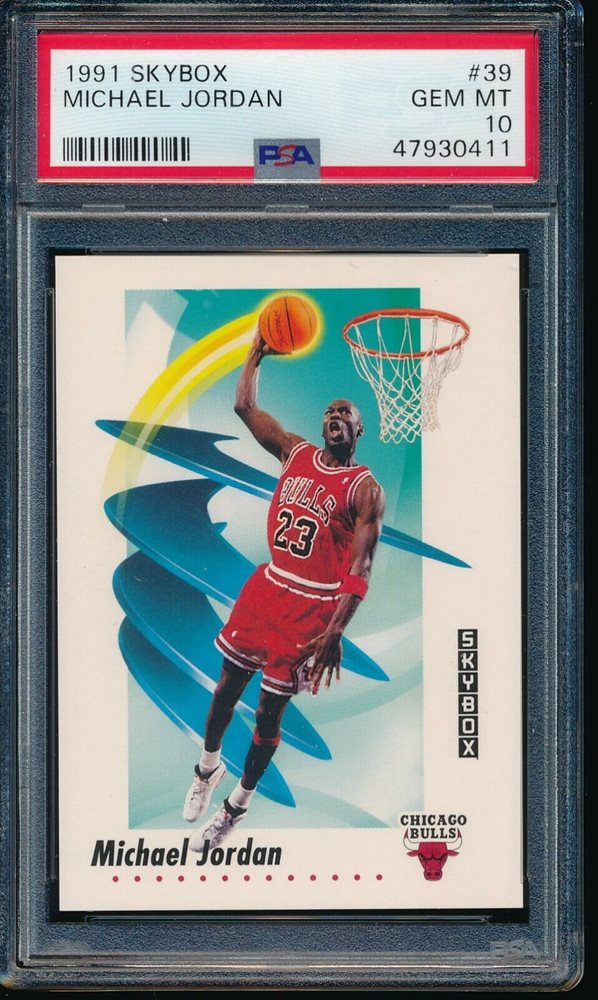 PSA 10 MICHAEL JORDAN 1991-92 91-92 Skybox #39 Chicago