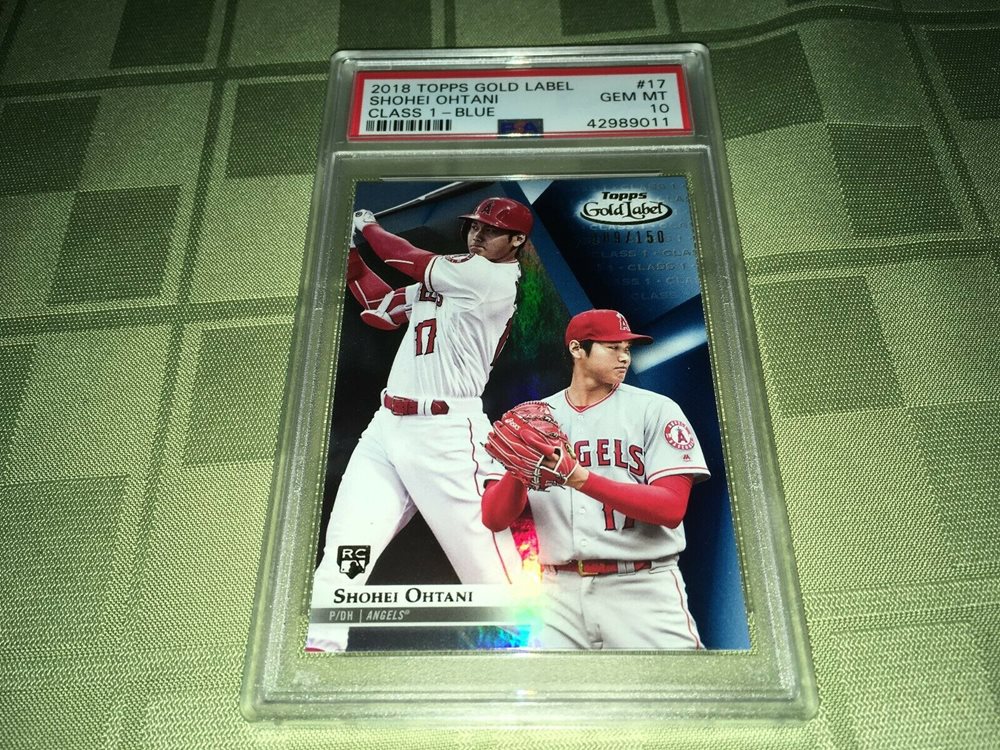 Topps Shohei Ohtani Gold Rookie PSA 10 ゲームセンター・ゲーム