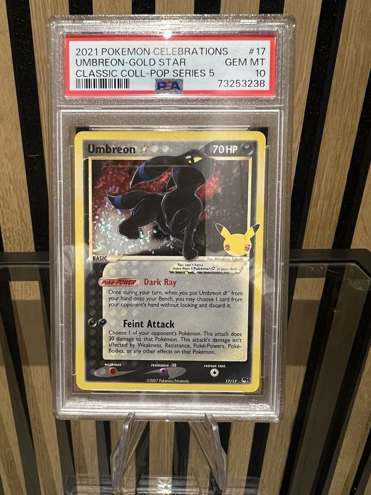 ポケモンカードゲーム 2021 UMBREON-GOLD STAR PSA 10 2021 Celebrations Gold Star Umbreon Pokemon PSA 10 Gem Mint