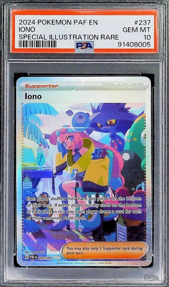 2024 ポケモンカード Iono #124 PSA8 Auction Prices Realized Tcg Cards 2024 POKEMON PAF EN