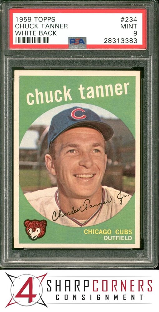 Auction Prices Realized Baseball Cards 1959 TOPPS Chuck Tanner