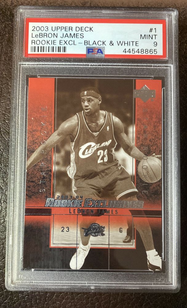 lebron james 2003 upper deck rookie