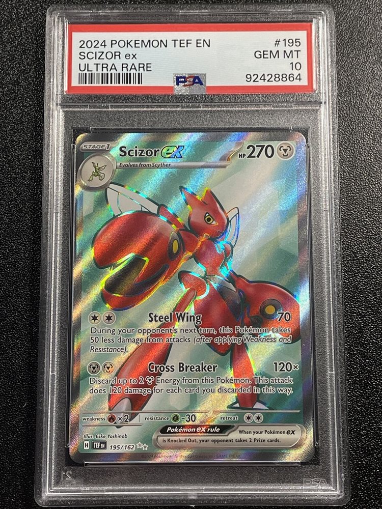 most cheap pokemon card Scizor EX 116 108 (Graded) Case