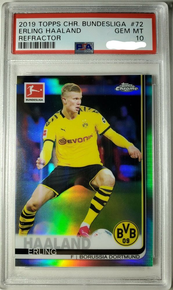 Isabel Haugseng Johansen Topps UEFA CL Erling Haaland PSA10 鑑定済