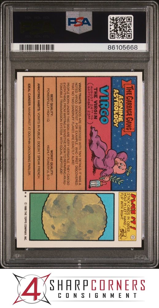 1988 Topps Garbage Pail Kids Original Series 15 #601a Losin' Wade front