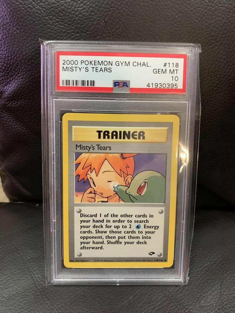 Auction Prices Realized Tcg Cards 2000 Pokemon Gym Challenge Misty's Tears