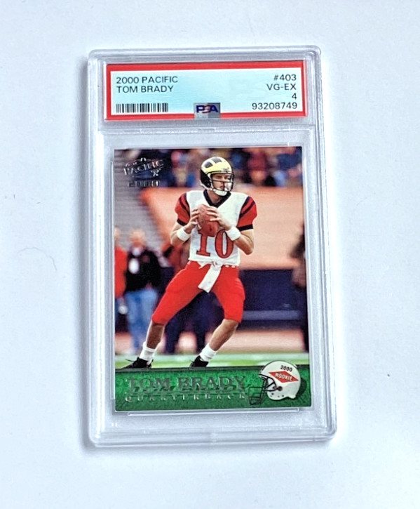 Auction Prices Realized Football Cards 2000 PACIFIC Tom Brady