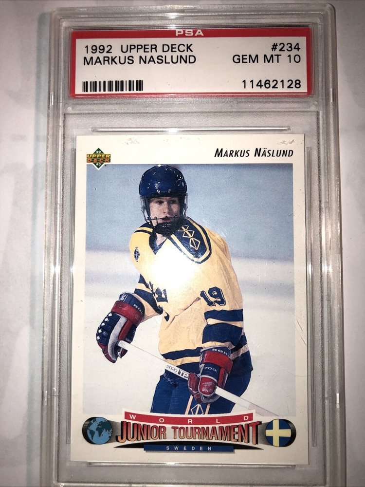 Auction Prices Realized Hockey Cards 1992 UPPER DECK Markus Naslund