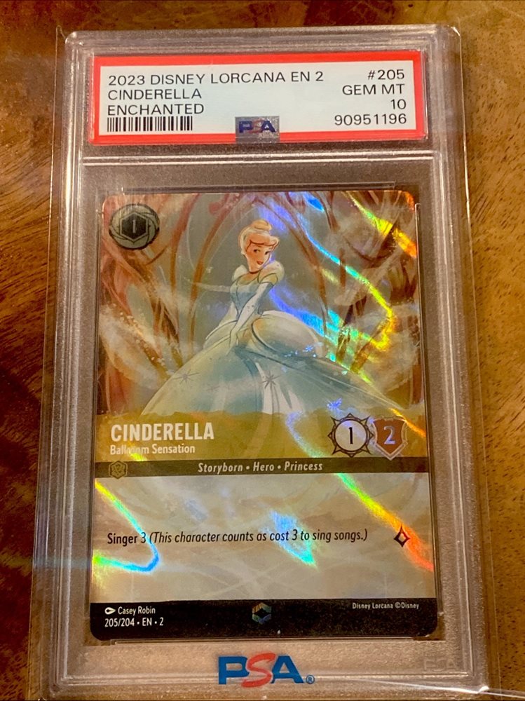 【PSA10】シンデレラ　エンチャンテッド　Cinderella Disney Lorcana PSA 10 Cinderella - Stouthearted Challenge
