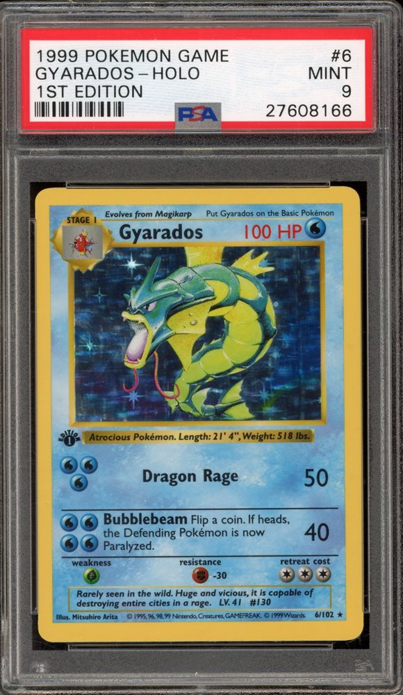 ポケモン - Gyarados ギャラドス 1ED 1st Edition 6/102 英語版 Gyarados 006/102 Base Set (Shadowless) Holo for sale online